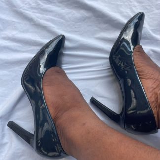 Super solid mirror face stiletto heels